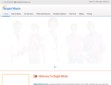 Tablet Screenshot of brightmindspk.com